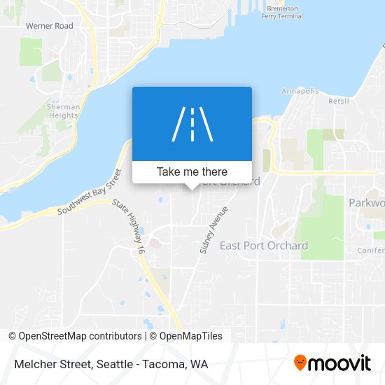 Melcher Street map