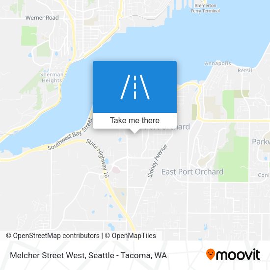 Melcher Street West map