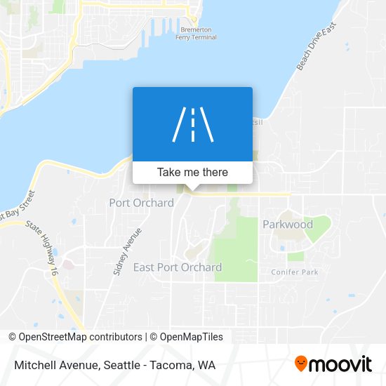 Mitchell Avenue map