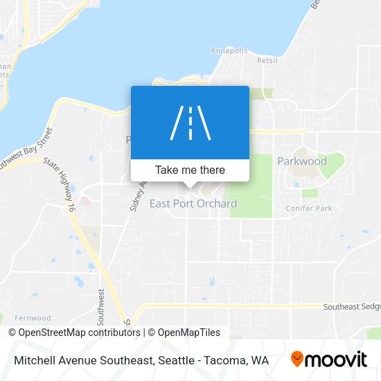 Mapa de Mitchell Avenue Southeast
