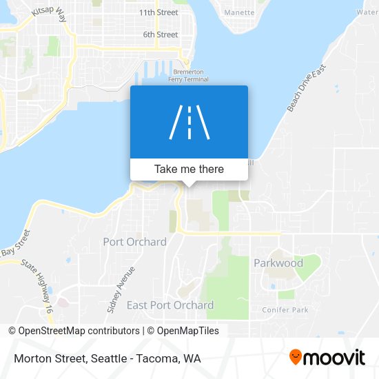 Morton Street map
