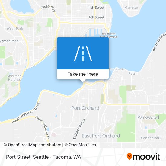 Port Street map