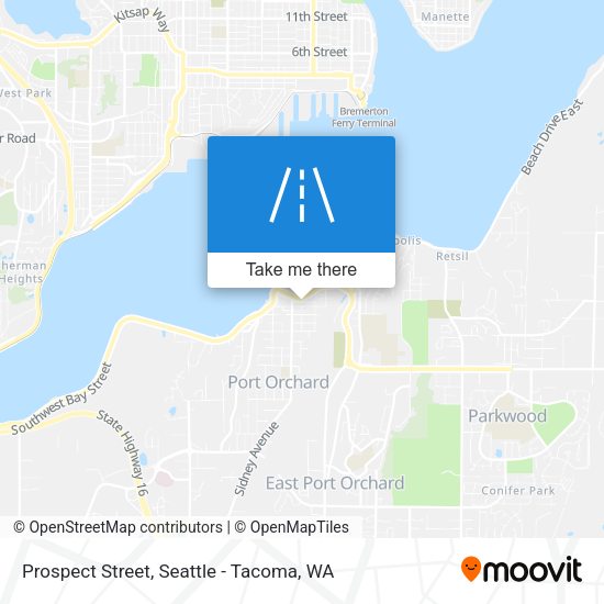 Prospect Street map