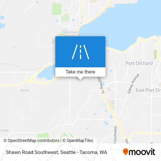 Shawn Road Southwest map