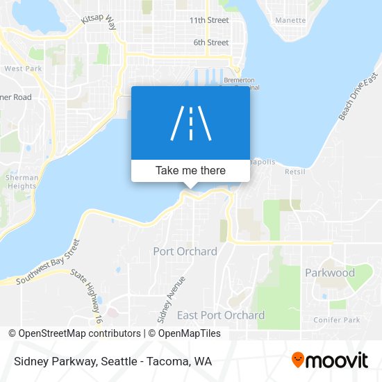 Sidney Parkway map