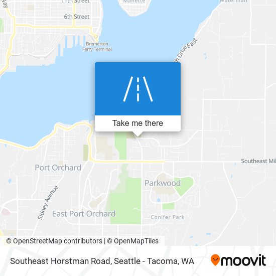 Southeast Horstman Road map