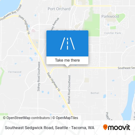 Mapa de Southeast Sedgwick Road