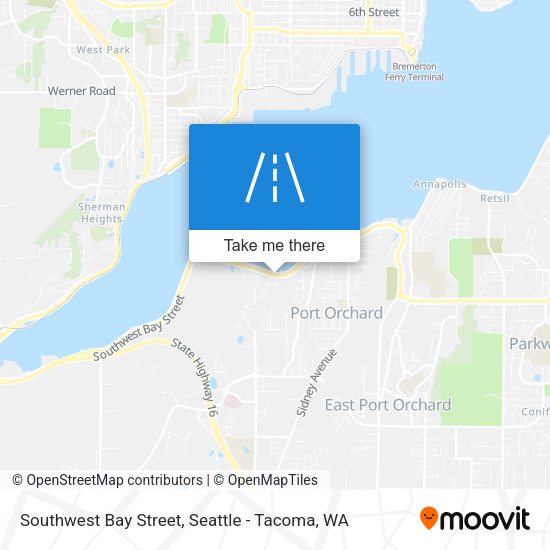 Southwest Bay Street map