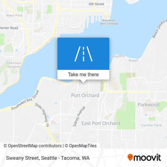 Sweany Street map