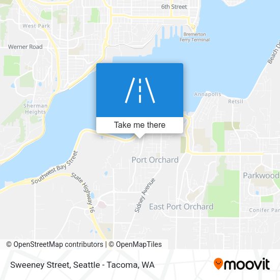 Sweeney Street map