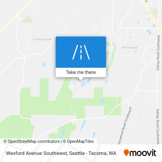 Mapa de Wexford Avenue Southwest