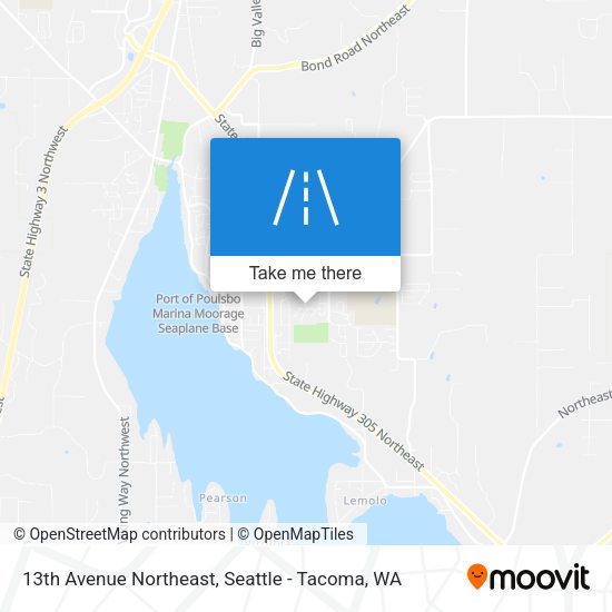 Mapa de 13th Avenue Northeast