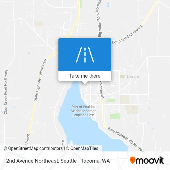 Mapa de 2nd Avenue Northeast