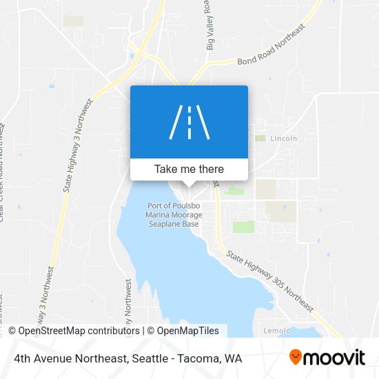 4th Avenue Northeast map