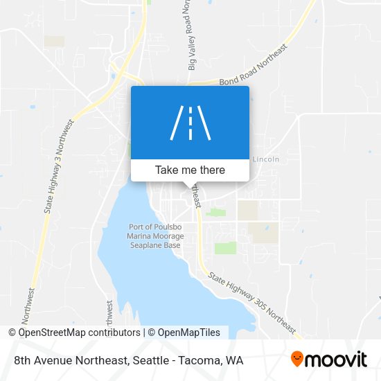 Mapa de 8th Avenue Northeast