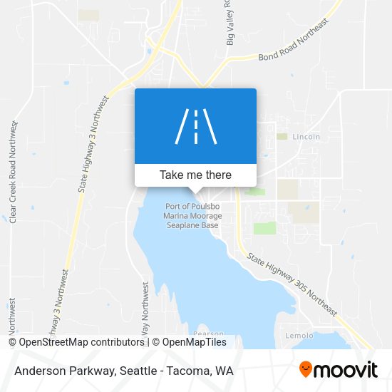Mapa de Anderson Parkway