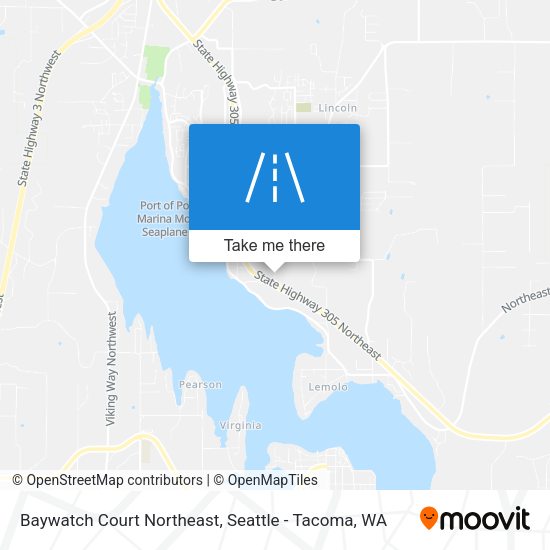 Baywatch Court Northeast map