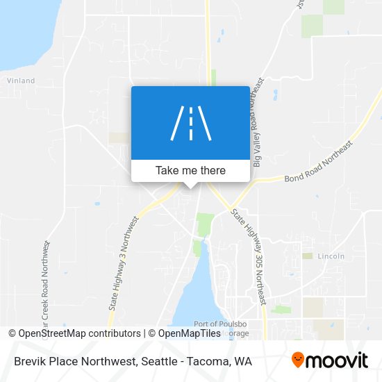 Brevik Place Northwest map