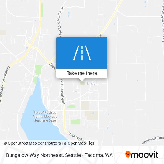 Bungalow Way Northeast map