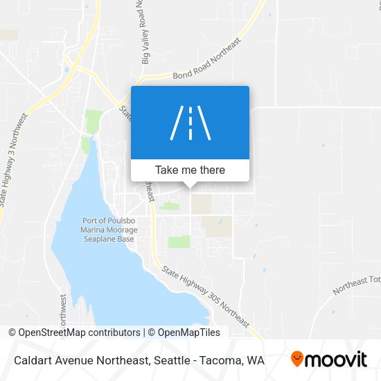 Caldart Avenue Northeast map