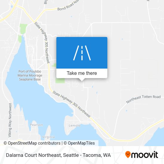 Mapa de Dalarna Court Northeast