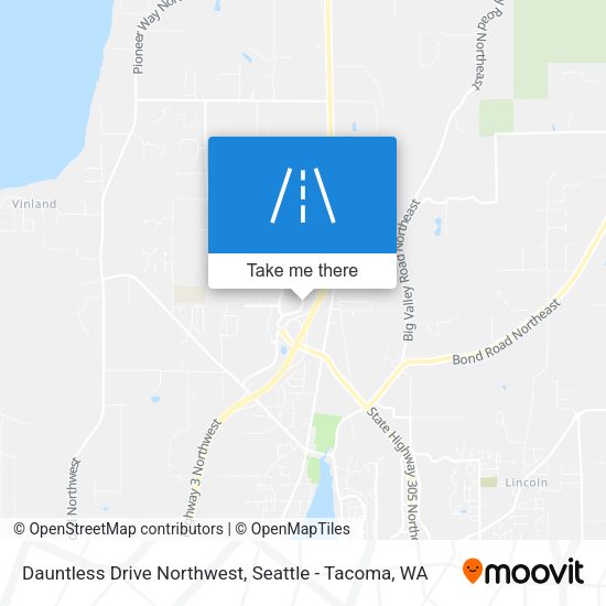 Mapa de Dauntless Drive Northwest