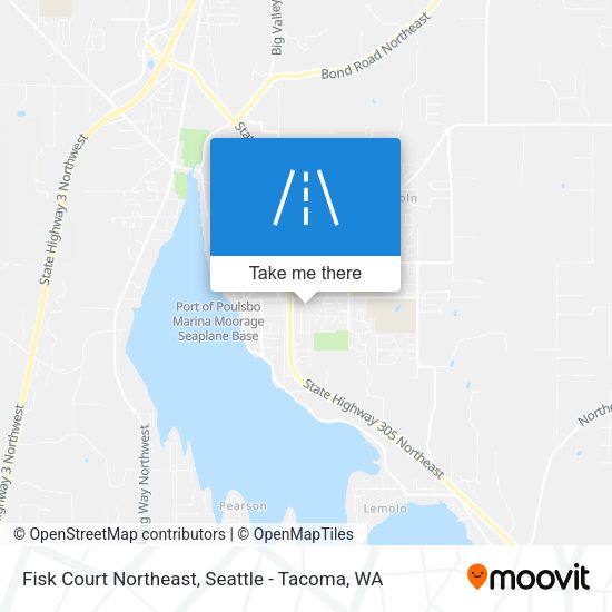 Mapa de Fisk Court Northeast