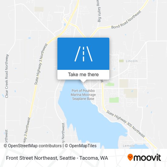 Front Street Northeast map