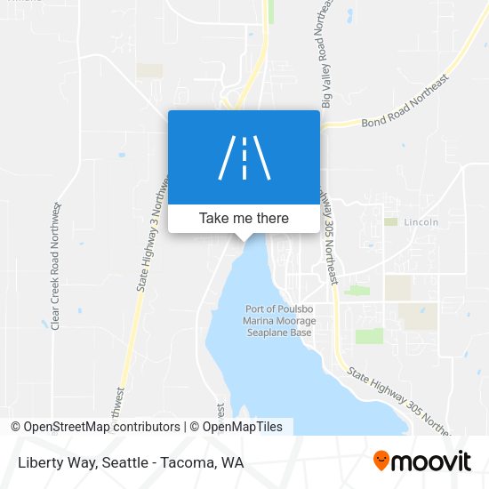 Liberty Way map