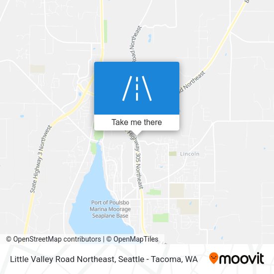 Mapa de Little Valley Road Northeast