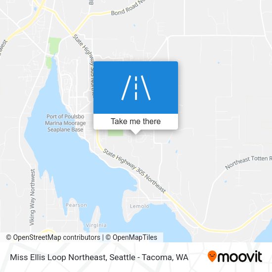 Miss Ellis Loop Northeast map