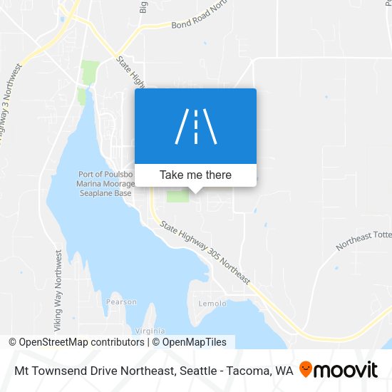 Mapa de Mt Townsend Drive Northeast