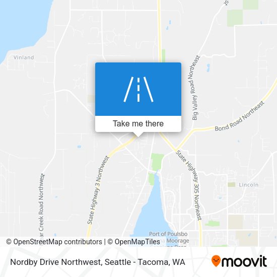 Nordby Drive Northwest map