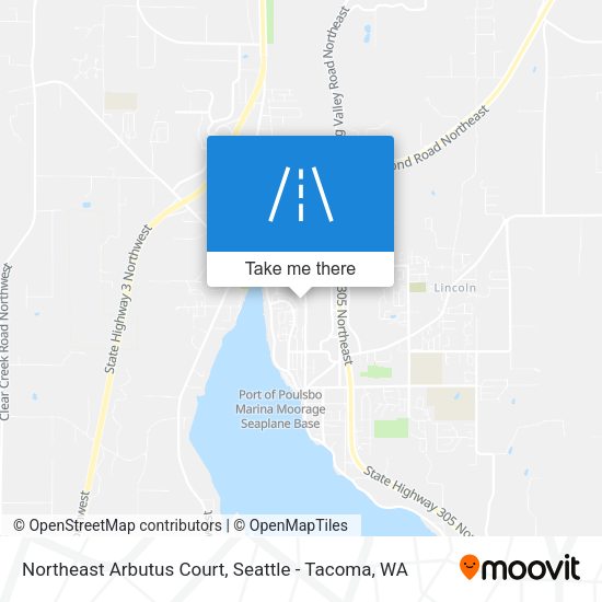 Mapa de Northeast Arbutus Court