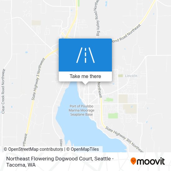 Mapa de Northeast Flowering Dogwood Court