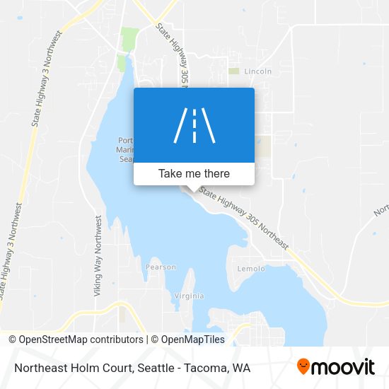 Northeast Holm Court map