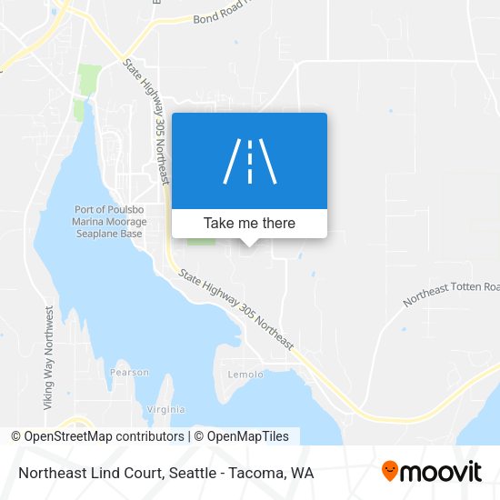 Northeast Lind Court map
