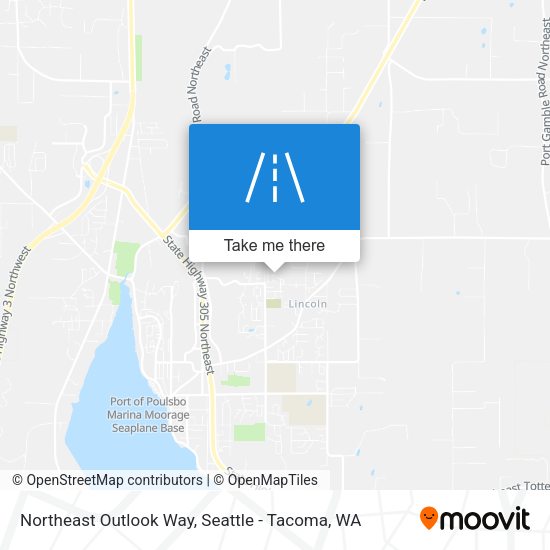 Northeast Outlook Way map