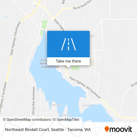 Mapa de Northeast Rindall Court