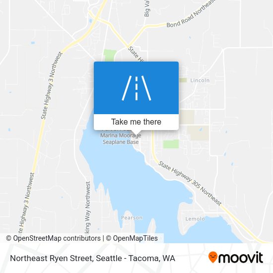 Northeast Ryen Street map