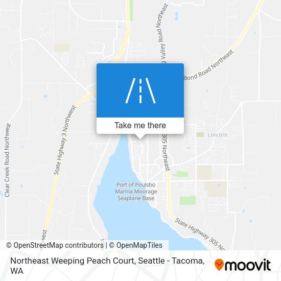 Northeast Weeping Peach Court map