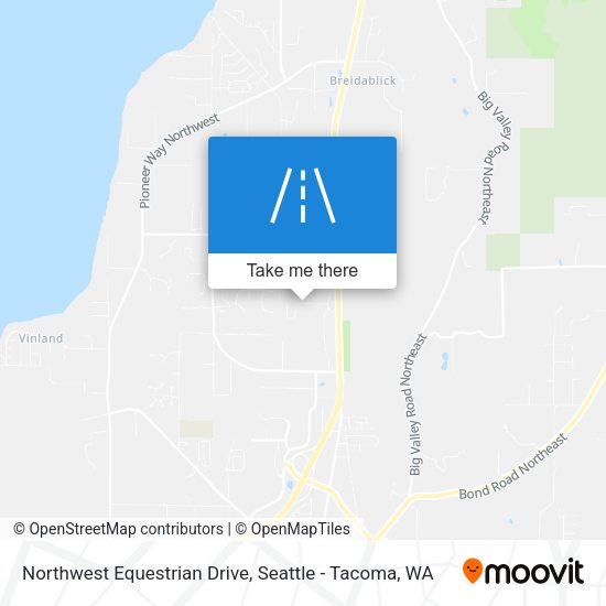 Northwest Equestrian Drive map