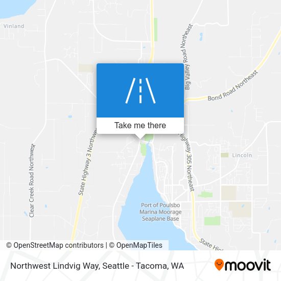 Mapa de Northwest Lindvig Way