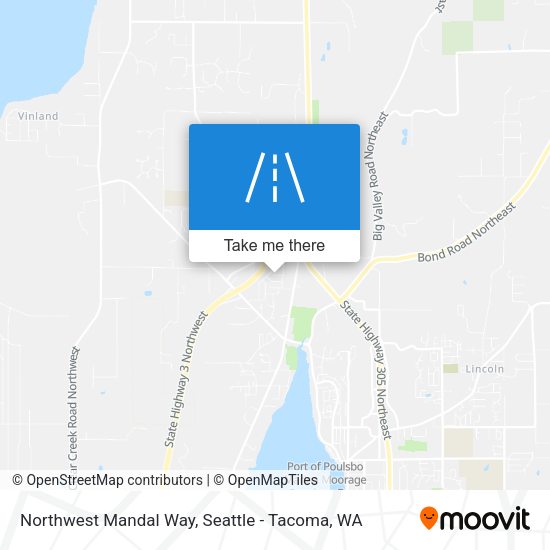 Northwest Mandal Way map