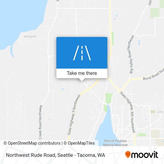 Mapa de Northwest Rude Road