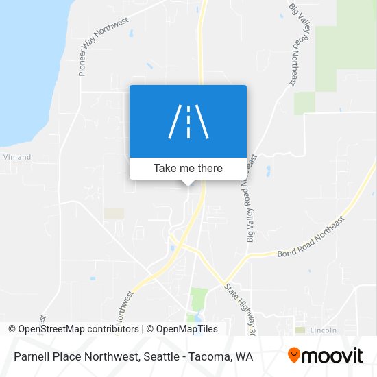 Mapa de Parnell Place Northwest