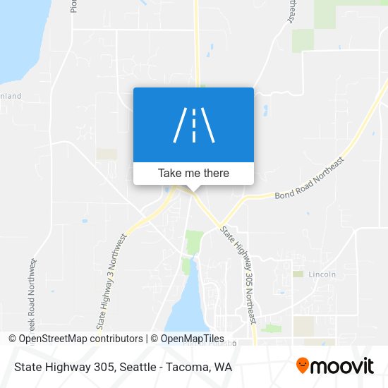 State Highway 305 map