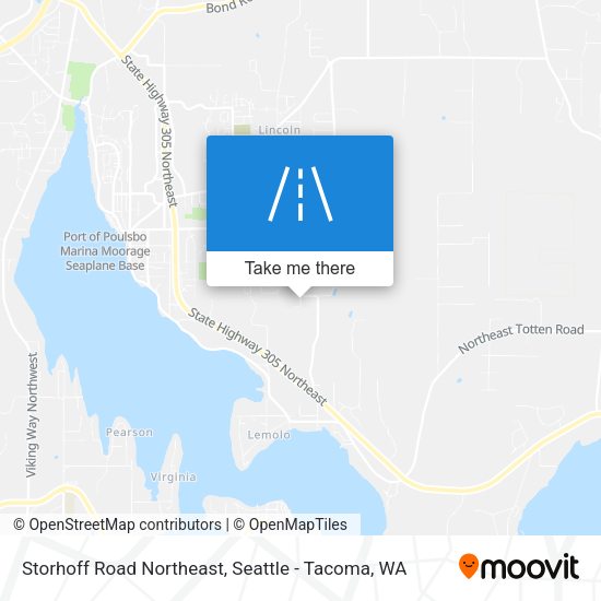 Storhoff Road Northeast map
