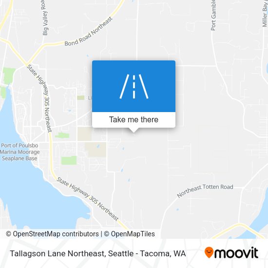 Tallagson Lane Northeast map