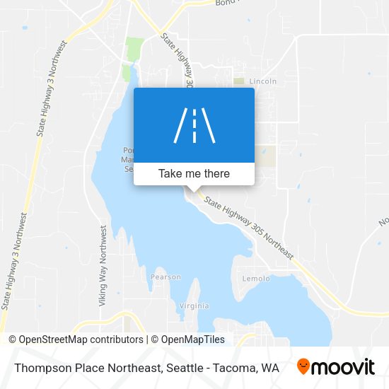 Thompson Place Northeast map